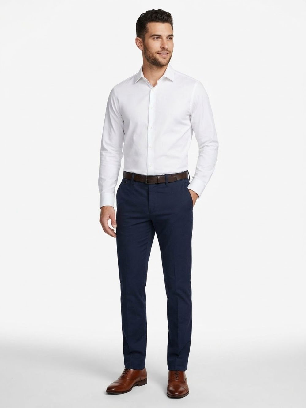 Express Photographer Navy Blue Slim Fit Dress Pants Size 29x32